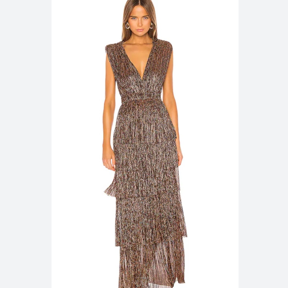 Sabina Musayev Skylar Gown in Bronze (XS) - Picture 2 of 7
